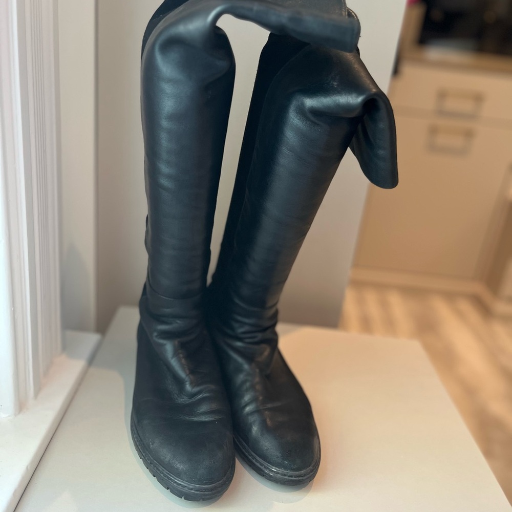 Stuart Weitzman Black Over the Knee Boots